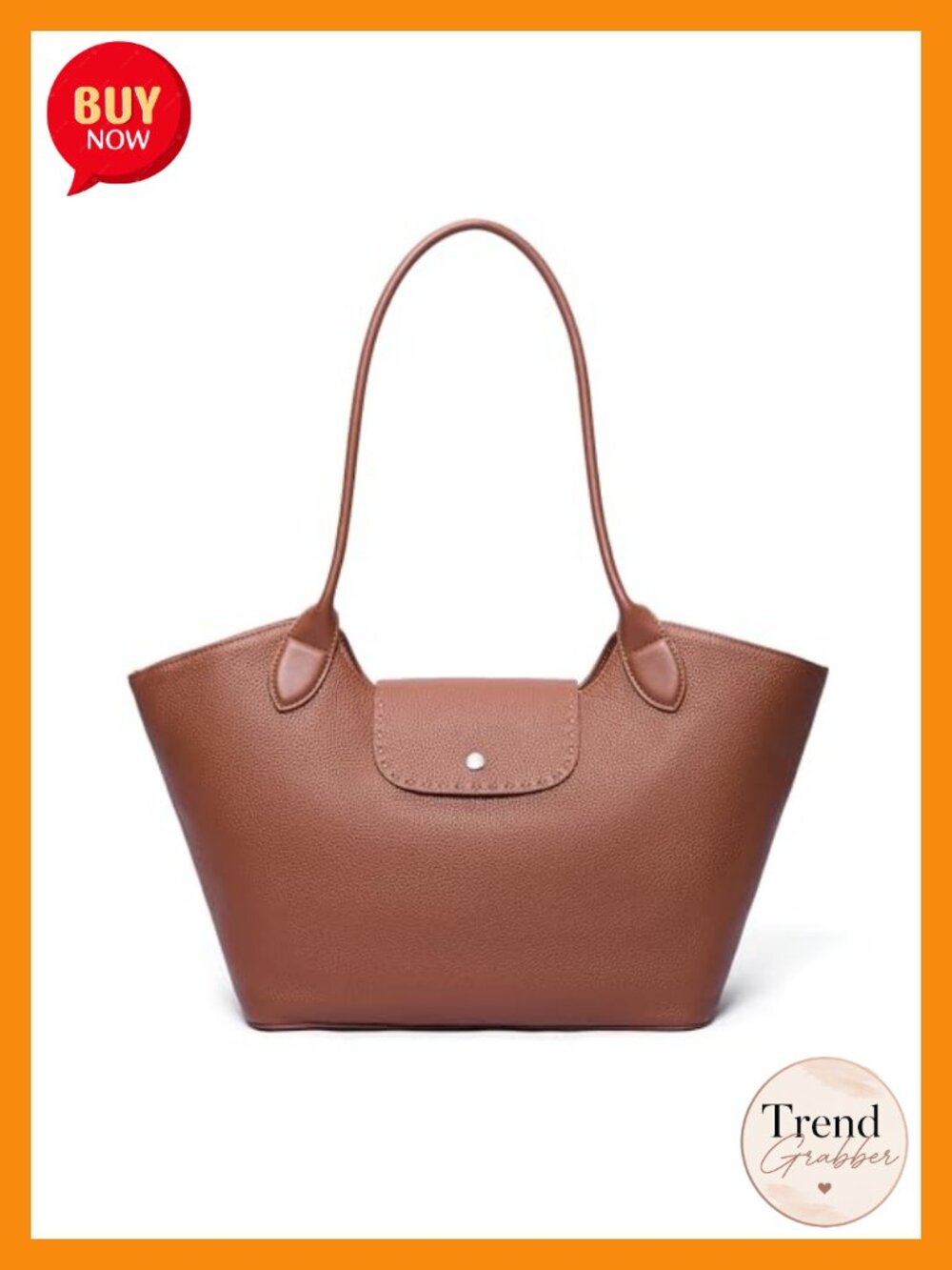 Genuine Leather Tote Bag for Women Roomy Shoulder Purse